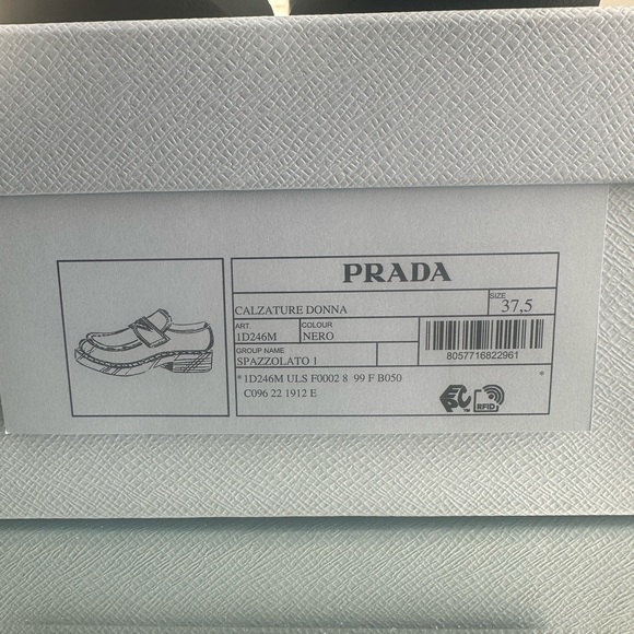 Prada loafers size 7.5 like brand new - Picture 1 of 3